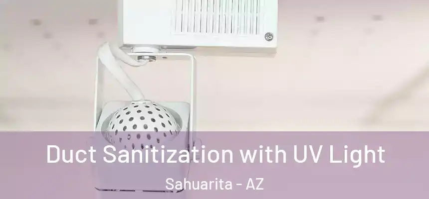  Duct Sanitization with UV Light Sahuarita - AZ